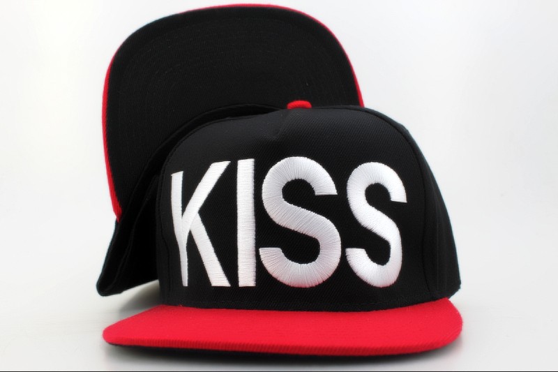 KISS Black Snapback Hat QH